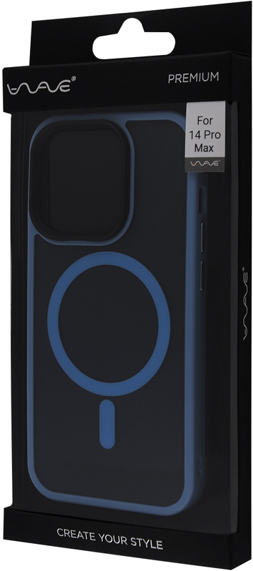 Чохол для iPhone14 Pro Max WAVE Matte Insane Case with MagSafe (sierra blue) - фото - №3