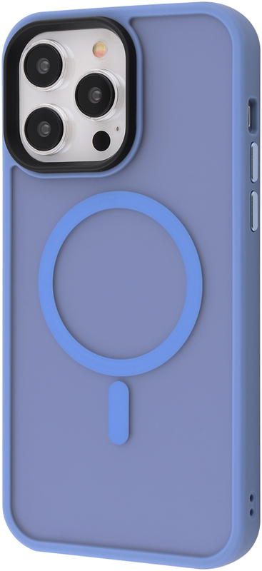 Чохол для iPhone14 Pro Max WAVE Matte Insane Case with MagSafe (sierra blue) - фото - №0