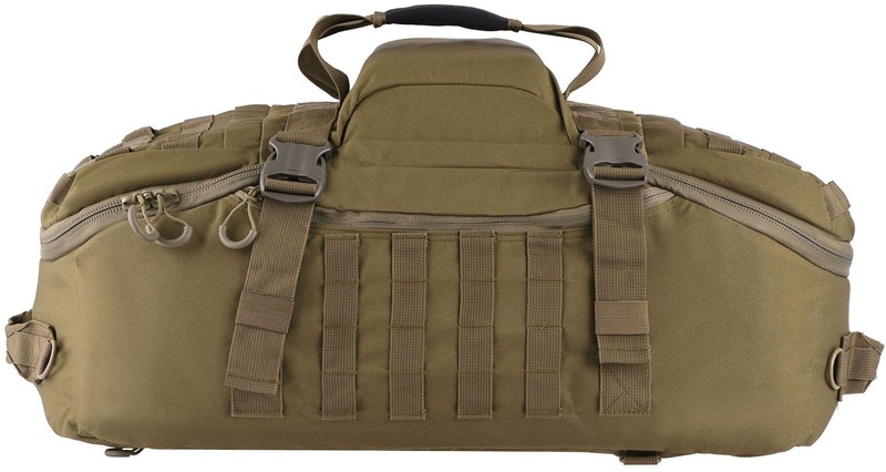 Сумка-баул/рюкзак 2Е Tactical, L, зелена - фото - №5