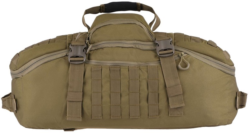 Сумка-баул/рюкзак 2Е Tactical, L, зелена - фото - №6