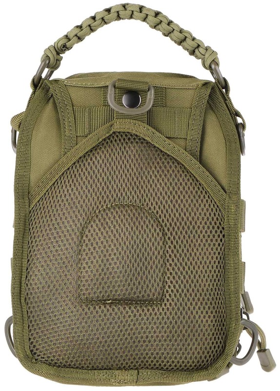 Сумка cлінг 2Е Tactical Laser Cut 2.5л, зелена - фото - №4