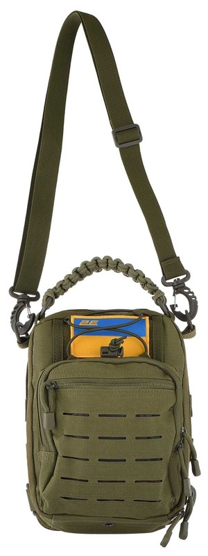 Сумка cлінг 2Е Tactical Laser Cut 2.5л, зелена - фото - №6