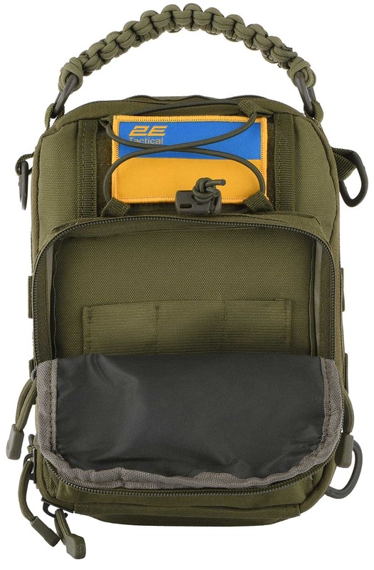 Сумка cлінг 2Е Tactical Laser Cut 2.5л, зелена - фото - №3