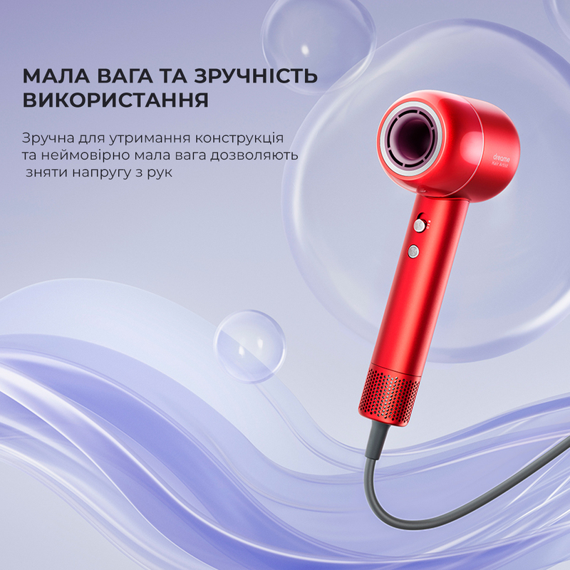 Фен Xiaomi Dreame Intelligent Hair Dryer (Red) (AHD5-RE0) фото