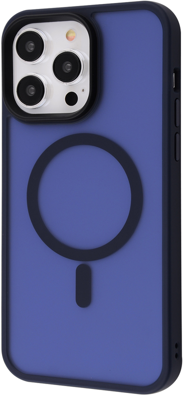 Чeхол для iPhone 14 Pro Max WAVE Matte Insane Case with MagSafe (midnight blue) - фото - №0