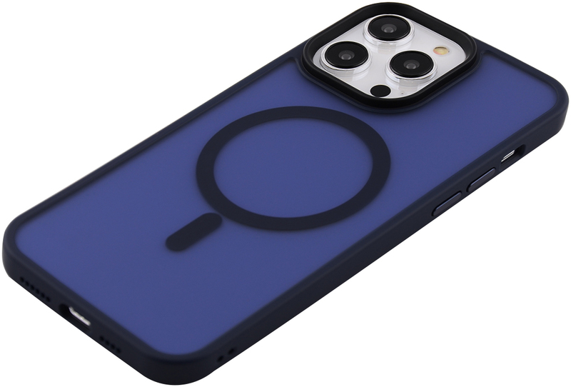 Чeхол для iPhone 14 Pro Max WAVE Matte Insane Case with MagSafe (midnight blue) - фото - №2
