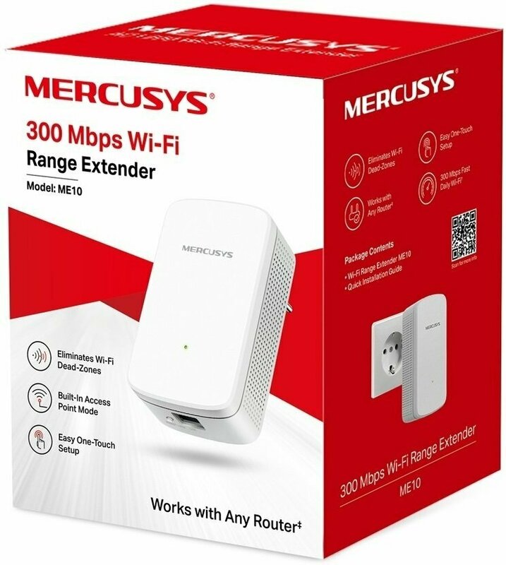 Усилитель Wi-Fi сигнала Mercusys ME10 300Мбит/с фото