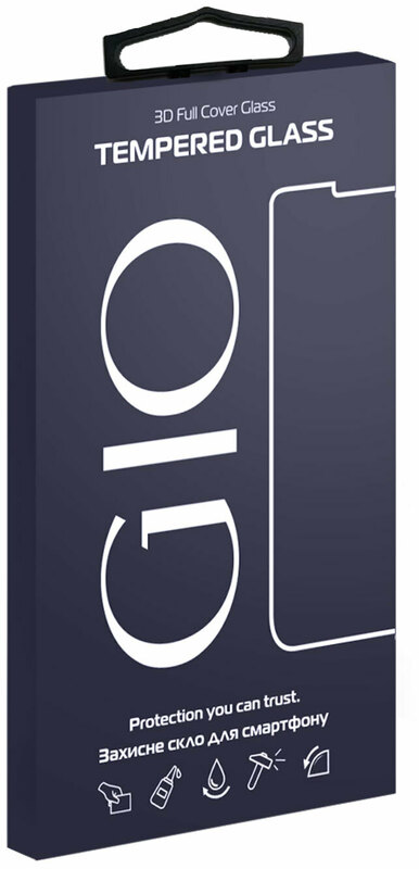 Захисне скло Gio iPhone 14 Pro HD 2.5D full cover glass with Applicator фото