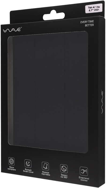 Чохол для Samsung Tab A7 lite 8,7" 2021 (SM-T225) Smart Cover (black) фото