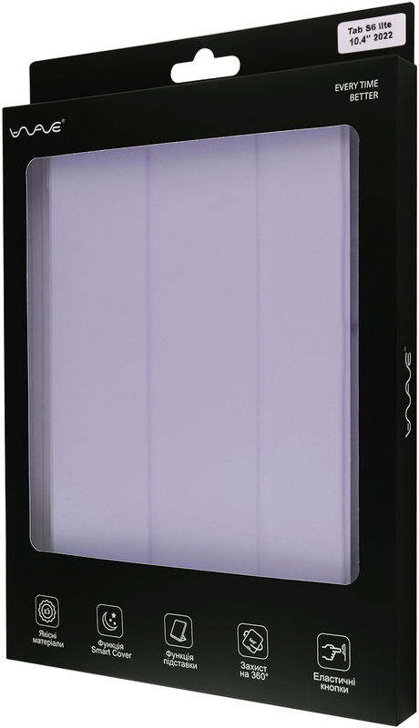 Чохол для Samsung Tab S6 lite 10,4" 2022 (SM-P619) Smart Cover (light purple) - фото - №3