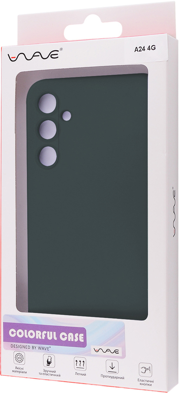Чехол для Samsung A24 4G WAVE Colorful Case TPU (Green Forest) фото