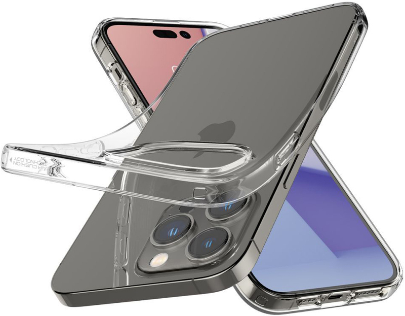 Чохол для iPhone 14 Pro Spigen Liquid Crystal Sierra Blue (ACS04953) - фото - №2