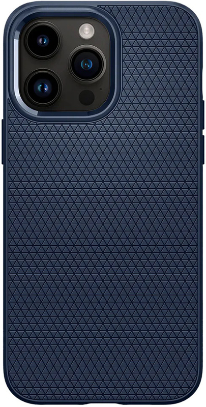 Чохол для iPhone 14 Pro Max Spigen Liquid Air Navy Blue (ACS04814) - фото - №0