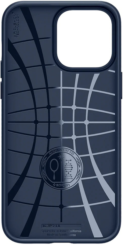 Чохол для iPhone 14 Pro Max Spigen Liquid Air Navy Blue (ACS04814) - фото - №2