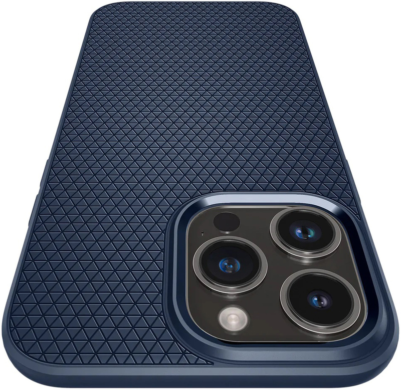 Чохол для iPhone 14 Pro Max Spigen Liquid Air Navy Blue (ACS04814) - фото - №3