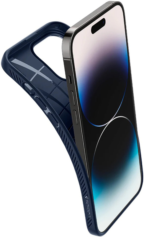 Чохол для iPhone 14 Pro Max Spigen Liquid Air Navy Blue (ACS04814) - фото - №8