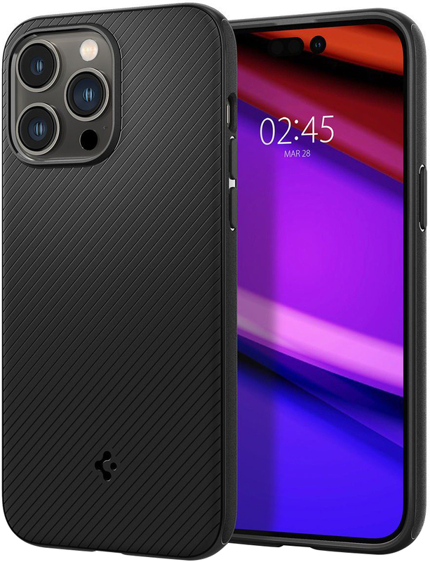 Чохол для iPhone 14 Pro Max Spigen Ultra Hybrid MagFit Matte Black (ACS04844) - фото - №1
