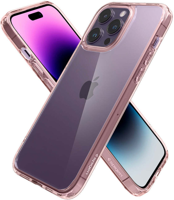 Чохол для iPhone 14 Pro Max Spigen Ultra Hybrid Rose Crystal (ACS04818) - фото - №3