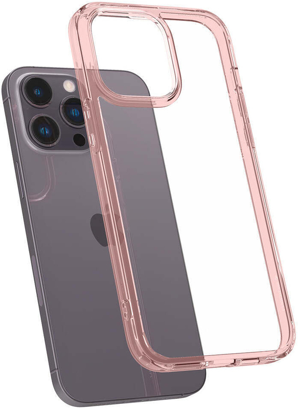Чохол для iPhone 14 Pro Max Spigen Ultra Hybrid Rose Crystal (ACS04818) - фото - №4