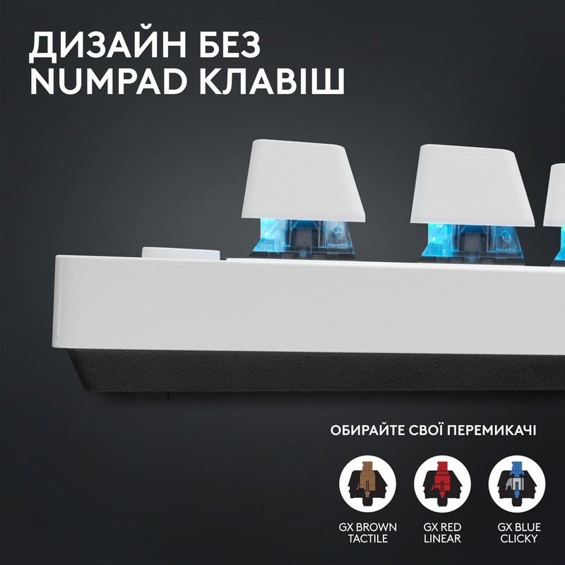 Игровая клавиатура Logitech G Pro X Tkl Lightspeed (White) L920-012148 фото