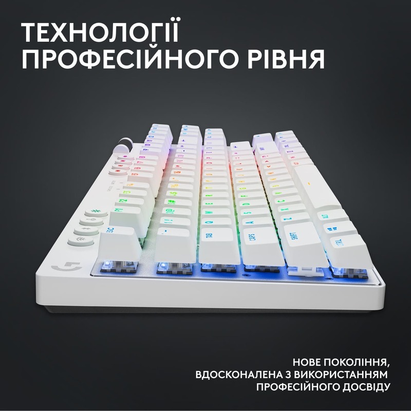 Игровая клавиатура Logitech G Pro X Tkl Lightspeed (White) L920-012148 фото