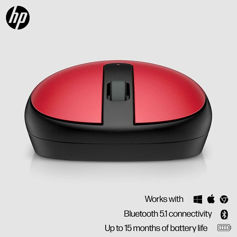 Миша HP 240 бездротова BT (Red) 43N05AA - фото - №9