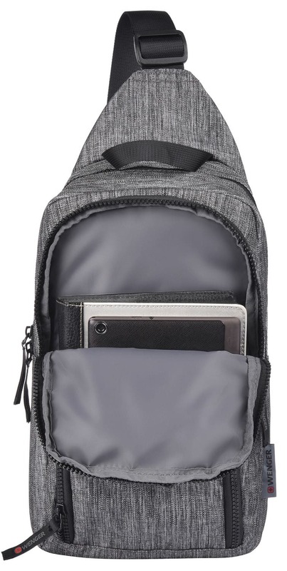 Рюкзак-слінг, Wenger Console Cross Body Bag, сірий - фото - №3