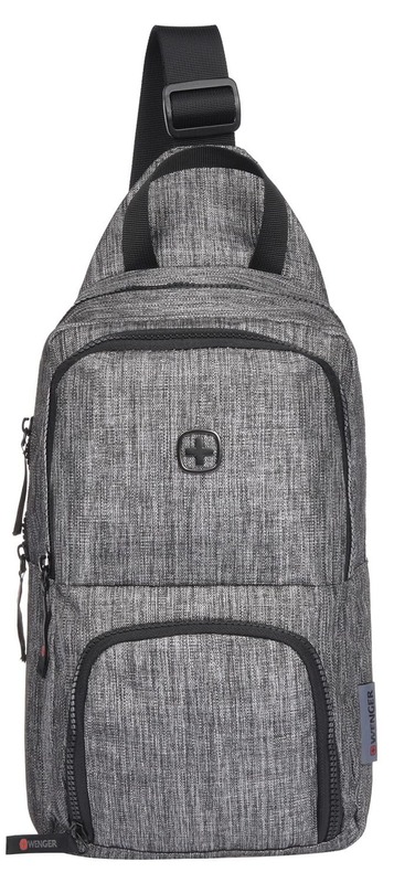 Рюкзак-слінг, Wenger Console Cross Body Bag, сірий - фото - №0