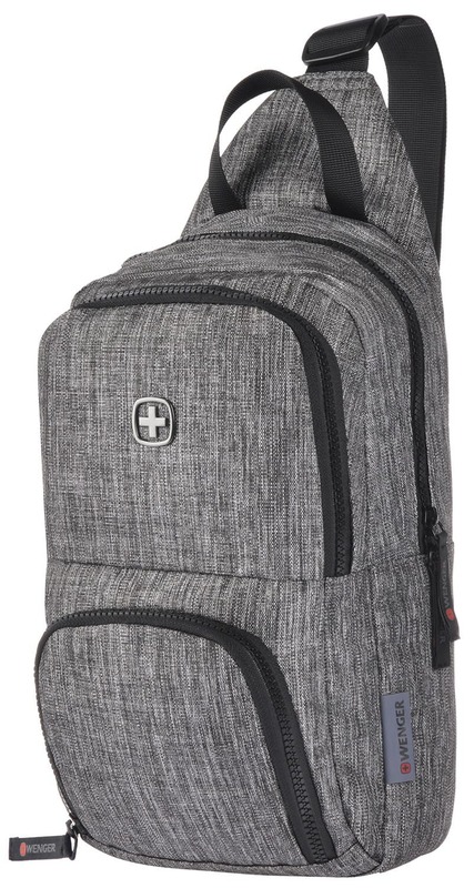 Рюкзак-слінг, Wenger Console Cross Body Bag, сірий - фото - №1