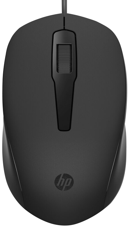 Миша HP 150 дротова (Black) 240J6AA - фото - №0