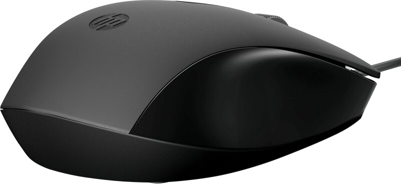 Миша HP 150 дротова (Black) 240J6AA - фото - №1