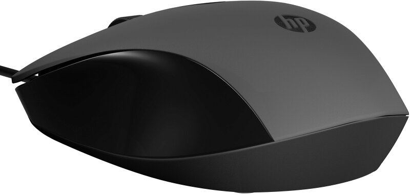Миша HP 150 дротова (Black) 240J6AA - фото - №4