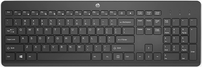 Клавiатура HP 230 бездротова (Black) 3L1E7AA - фото - №0