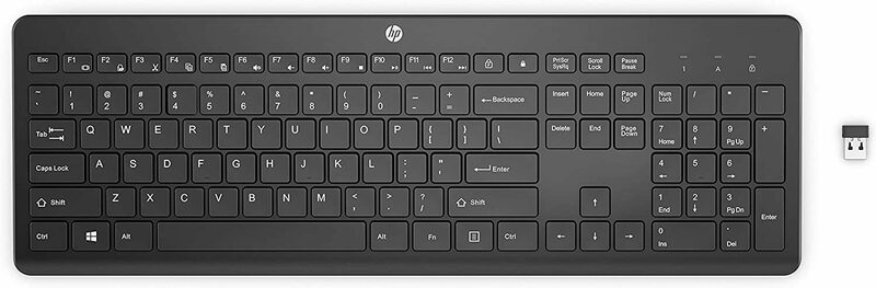 Клавiатура HP 230 бездротова (Black) 3L1E7AA - фото - №6