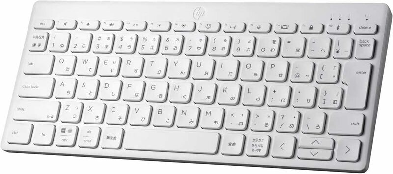 Клавiатура HP 350 Compact Multi-Device BT бездротова (White) 692T0AA - фото - №1