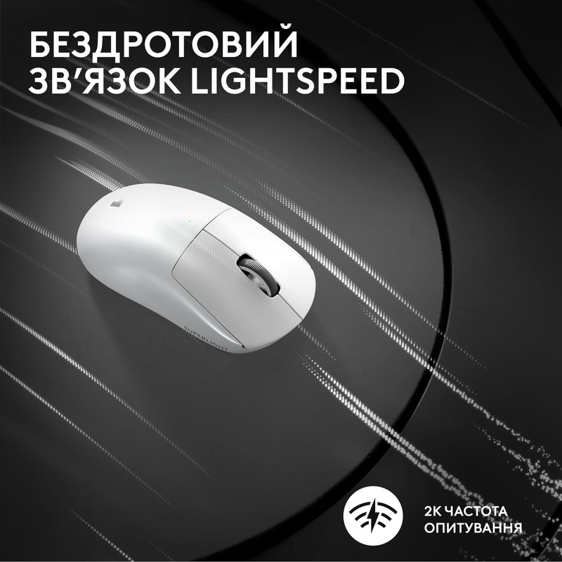 Миша ігрова Logitech G Pro X Superlight 2 Lightspeed (White) L910-006638 фото