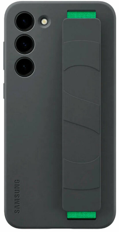 Чохол для Samsung Galaxy S23 Plus Silicone Grip Case Black (EF-GS916TBEGRU) фото