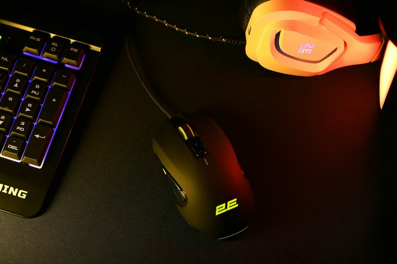 Ігрова комп'ютерна миша 2E MG310 LED USB (Black) 2E-MG310UB - фото - №7