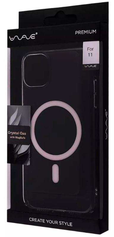 Чохол для iPhone 11 WAVE Premium Crystal Case with MagSafe (transparent) фото