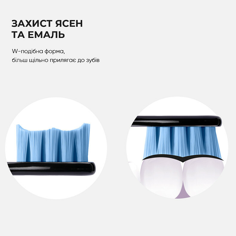 Насадка Oclean P2S6 повсякденна м'яка біла 6 шт - фото - №6