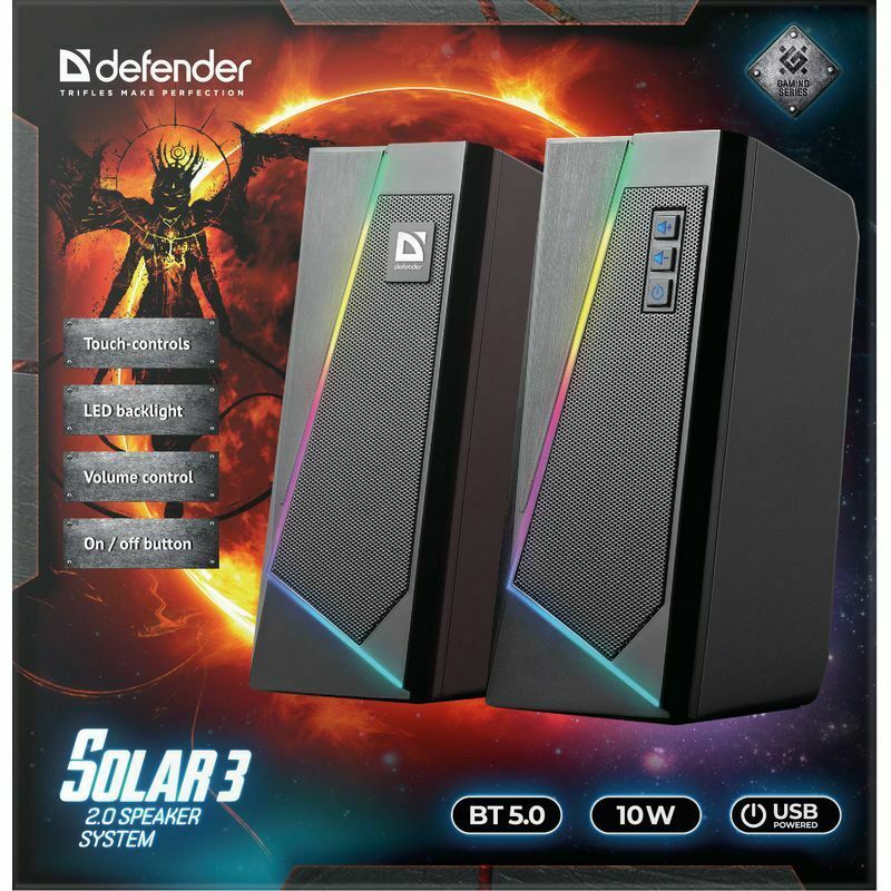 Акустика Defender Solar 3 (Black) 65103 фото