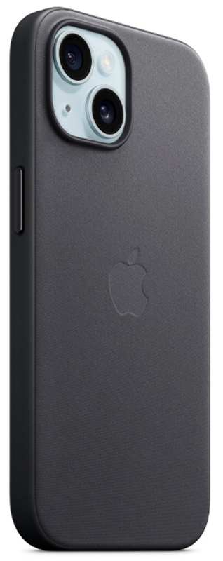 Чохол для iPhone 15 FineWoven Case with MagSafe Black (MT393ZM/A) - фото - №5