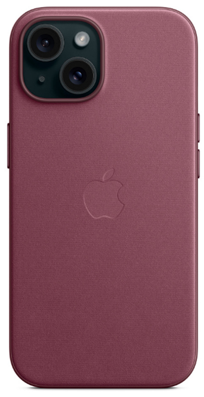 Чохол для iPhone 15 FineWoven Case with MagSafe Mulberry (MT3E3ZM/A) фото