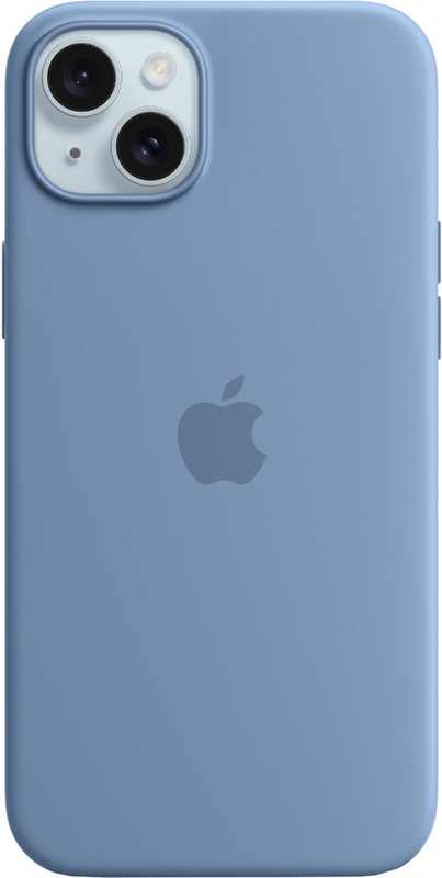 Чохол для iPhone 15 Plus Silicone Case with MagSafe Winter Blue (MT193ZM/A) фото