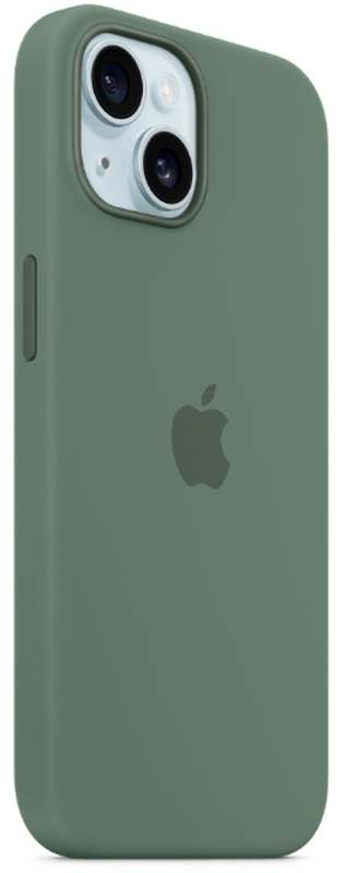 Чохол для iPhone 15 Silicone Case with MagSafe Cypress (MT0X3ZM/A) - фото - №6