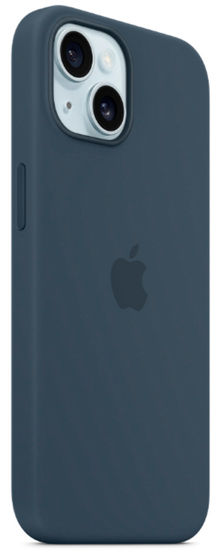 Чохол для iPhone 15 Silicone Case with MagSafe Storm Blue (MT0N3ZM/A) фото