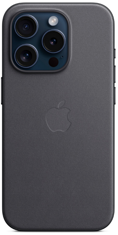 Чохол для iPhone 15 Pro FineWoven Case with MagSafe Black (MT4H3ZM/A) фото