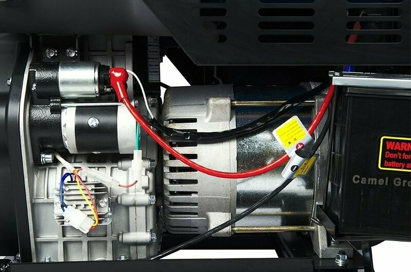 Генератор EnerSol дизельний 1ф. SKD-10EB 230В (9/10кВт) - фото - №7
