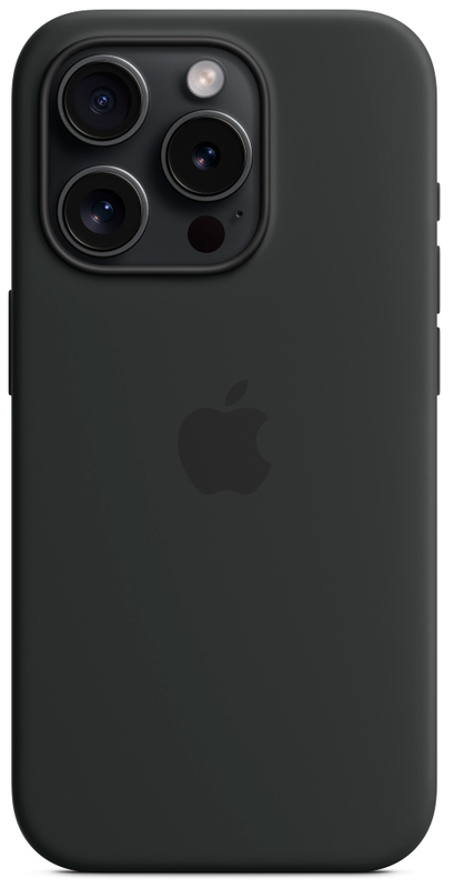 Чохол для iPhone 15 Pro Silicone Case with MagSafe Black (MT1A3ZM/A) фото