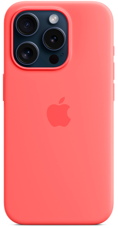 Чохол для iPhone 15 Pro Silicone Case with MagSafe Guava (MT1G3ZM/A) фото